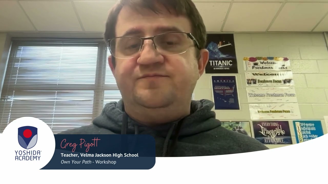 Greg Pigott — Yoshida Academy testimonial