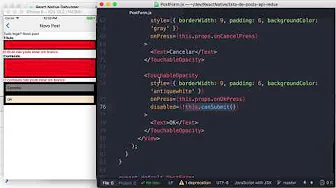 cursos/0008-crud-redux-e-react-native: Mudamos a Cor do Botão de Ok Quando o Formulário Estiver Inválido