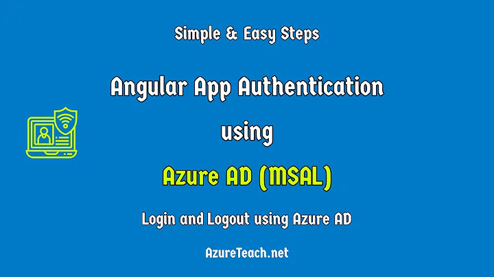 Angular Azure Active Directory(ad) Authentication Using msal