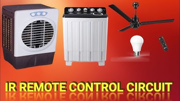 IR Remote Control Circuit | Remote Control Switch | i.c 4017 Based Remote Control | Infrared Remote