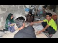 Peren family fatimas work by baking bread nomadic life