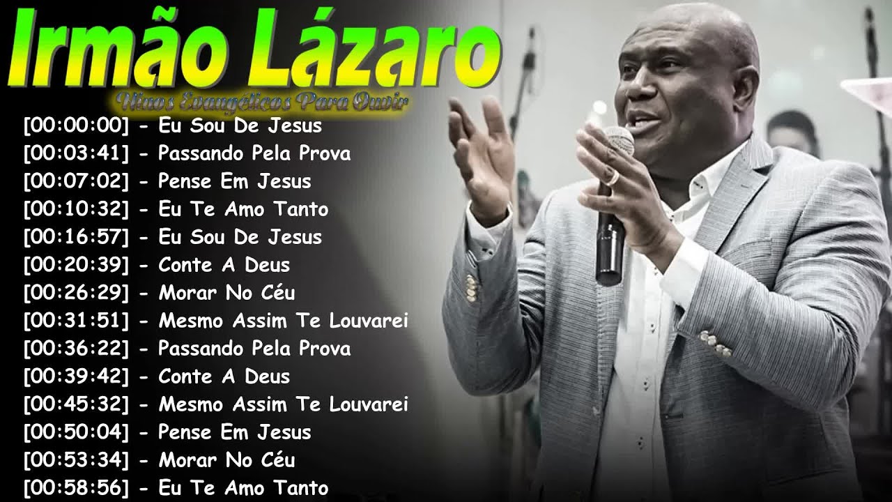 Top Gospel Irmão Lázaro | Não Vou Deixar Jesus – Louvor Profético e Ungido 