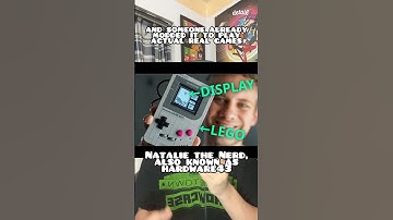 Someone Modded the Lego GameBoy! #nintendo #gameboy