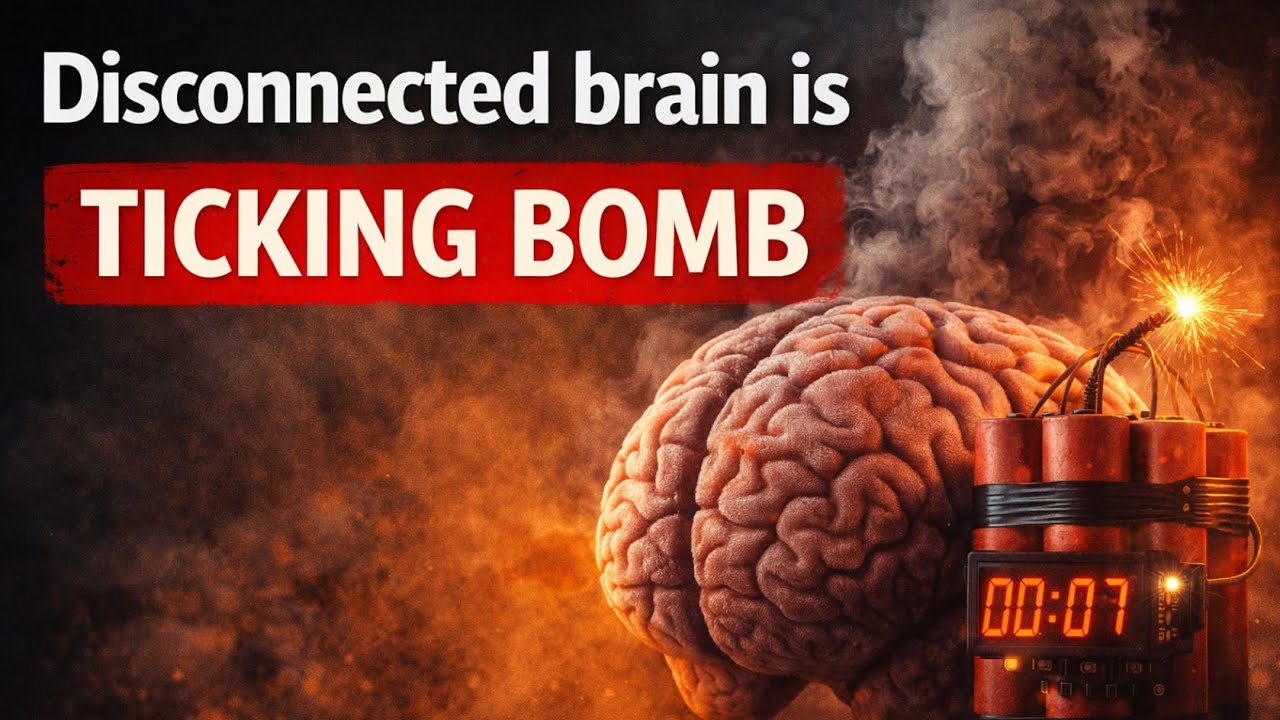 Disconnected brain is ticking bomb
