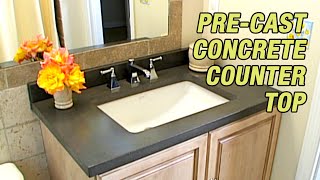 Make a PreCast Concrete Counter Top