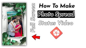 How To Make Photo Spread (Full Screen) WhatsApp Status Video in Kinemaster {Hindi}