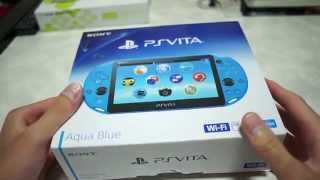 PlayStation Vita PCH-2000 アクア・ブルー開封
