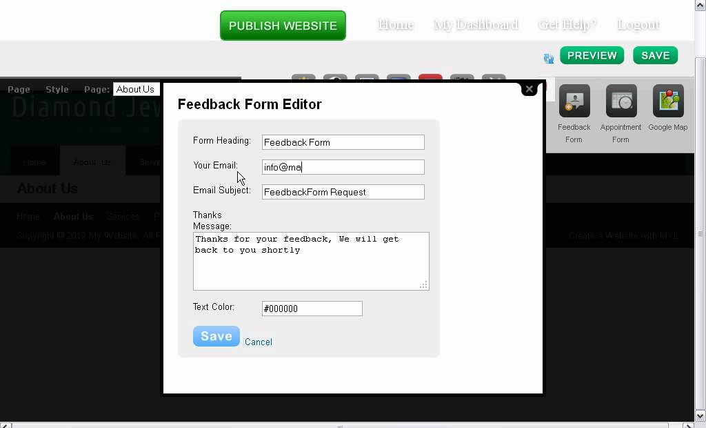 feedback form - YouTube