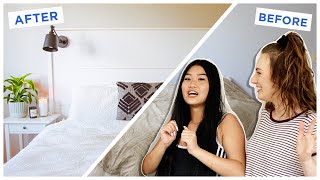 TIMELESS BEDROOM MAKEOVER full of easy DIYs