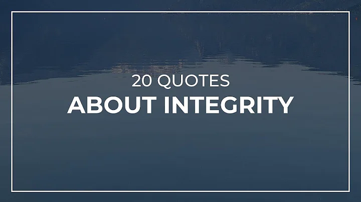 20 Quotes about Integrity | Quotes for You | Beautiful Quotes - DayDayNews