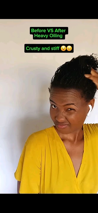  Heavy oiling on mini braids before 🫤 VS After 😍 - YouTube