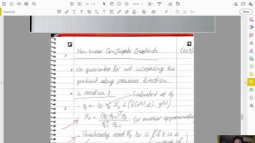 Introduction to Deep Learning - Module 3 - Video 69: Non-Linear Conjugate Gradients
