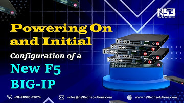 Powering On and Initial Configuration of a New F5 BIG-IP Device#ns3techsolutions #f5 #trending