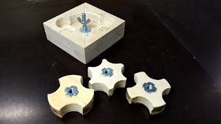 DIY knobs  Making 3 in 1 Star Knob Jig | Free Plans + 3D Model