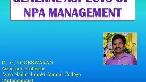 NPA Management