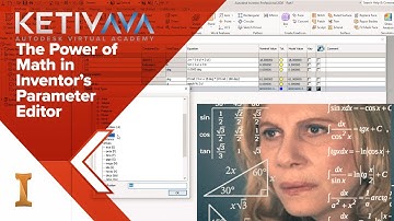 The Power of Math in Inventor Parameters | Autodesk Virtual Academy