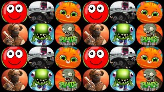 Standoff 2, Bubbu, Red Ball 4, Plants vs Zombies 2, Racing Limits, Zombie Tsunami