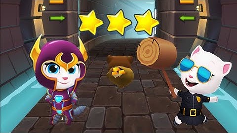 TALKING TOM GOLD RUN Vs BEN GOLD RUN DOUBLE SCREEN REVERSE PLAY GAME IN ANDROID MOBILE