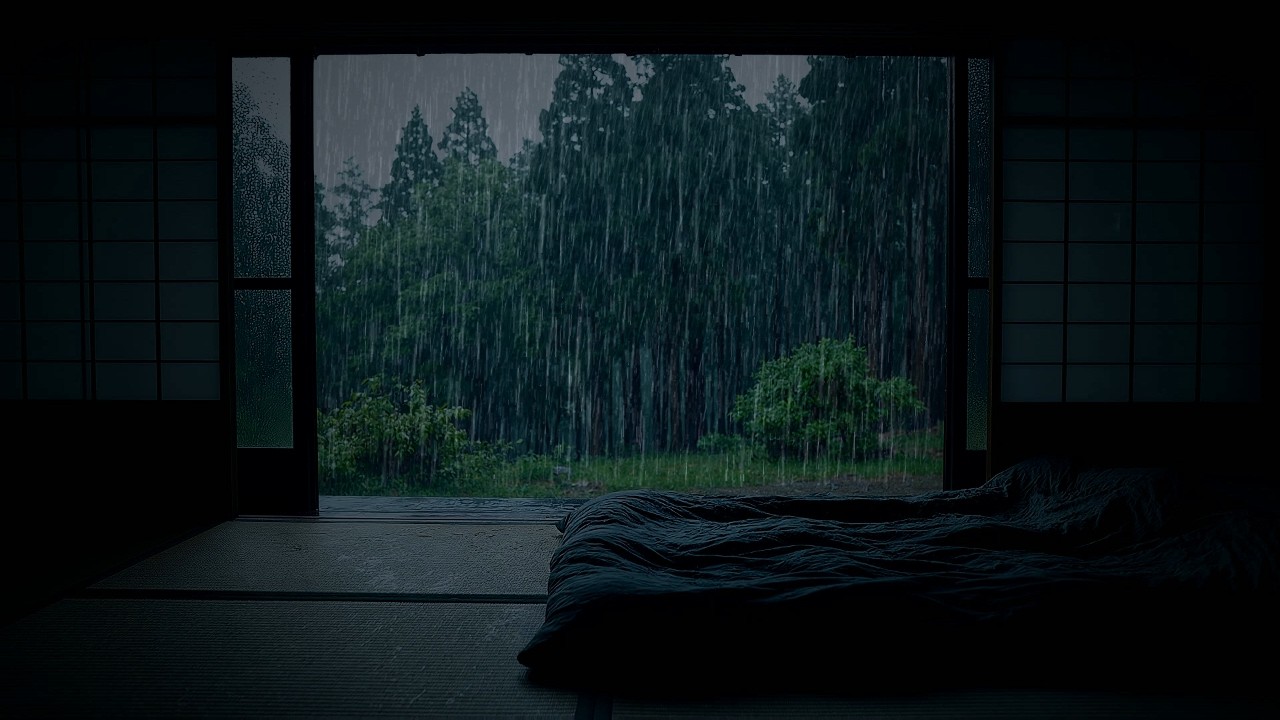 Relaxing Rain Sounds for Sleeping (No Ads) 🌧️ Deep Sleep, Focus & Meditation