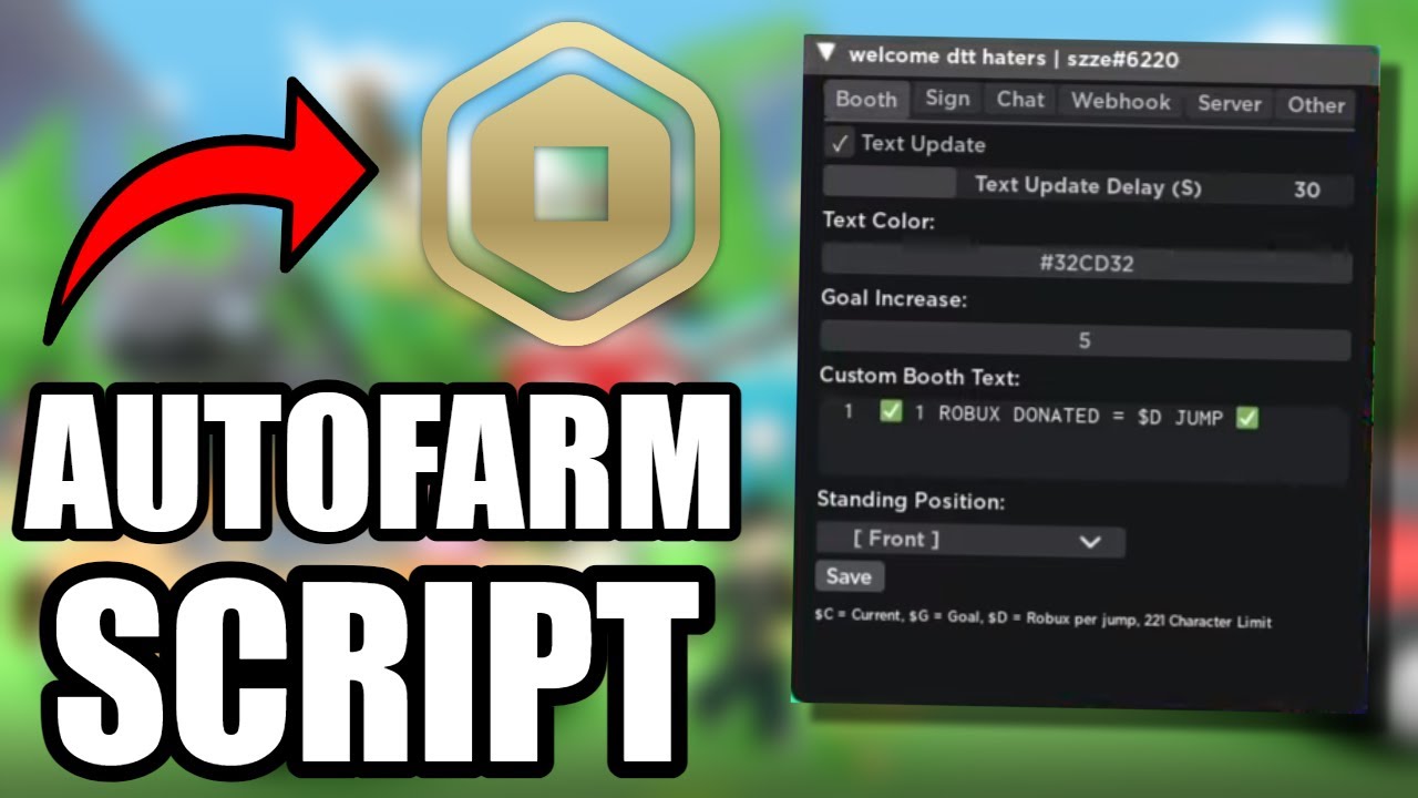 PLS DONATE AUTO FARM GUI – EARN ROBUX AFK FARMING! GET 25K ROBUX IN UNDER 2  WEEKS OF FARMING –