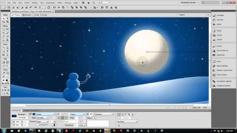 Adobe Fireworks CS5 Tutorial on How To Make Christmas 3D Vector Scene Part 2