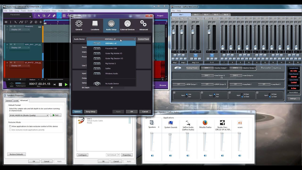 studio one audio recording is disabled studio one audio recording is disabled