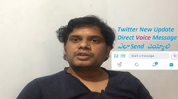 Twitter Latest Update - Direct Voice Message Option for iPhone
