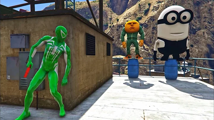 GTA 5 Funny Spiderman vs Tung Tung Tung Sahur vs White Minion Epic Ragdoll Fail Eps.79