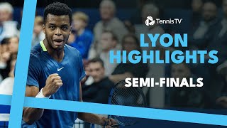 Bublik Takes On Mpetshi Perricard; Etcheverry Faces Dadieri | Lyon 2024 Highlights SemiFinals