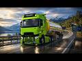 ETS2 1.59 Realistic Driving POV 4K | Renault Range T Evo 520 | Ultra Realism Trucking Experience