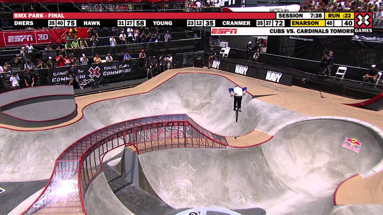 X Games 17: Dennis Enarson takes Silver at BMX Park Final
