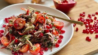 PERFECT SALAD | Nutritious & Super Healthy Salad | Salad with Beef & Eggplant