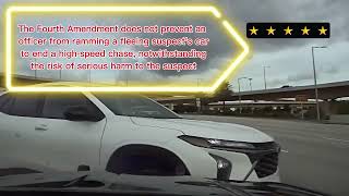 4th Amendment doesn't prevent an officer from ramming fleeing suspect's car to end high-speed chase