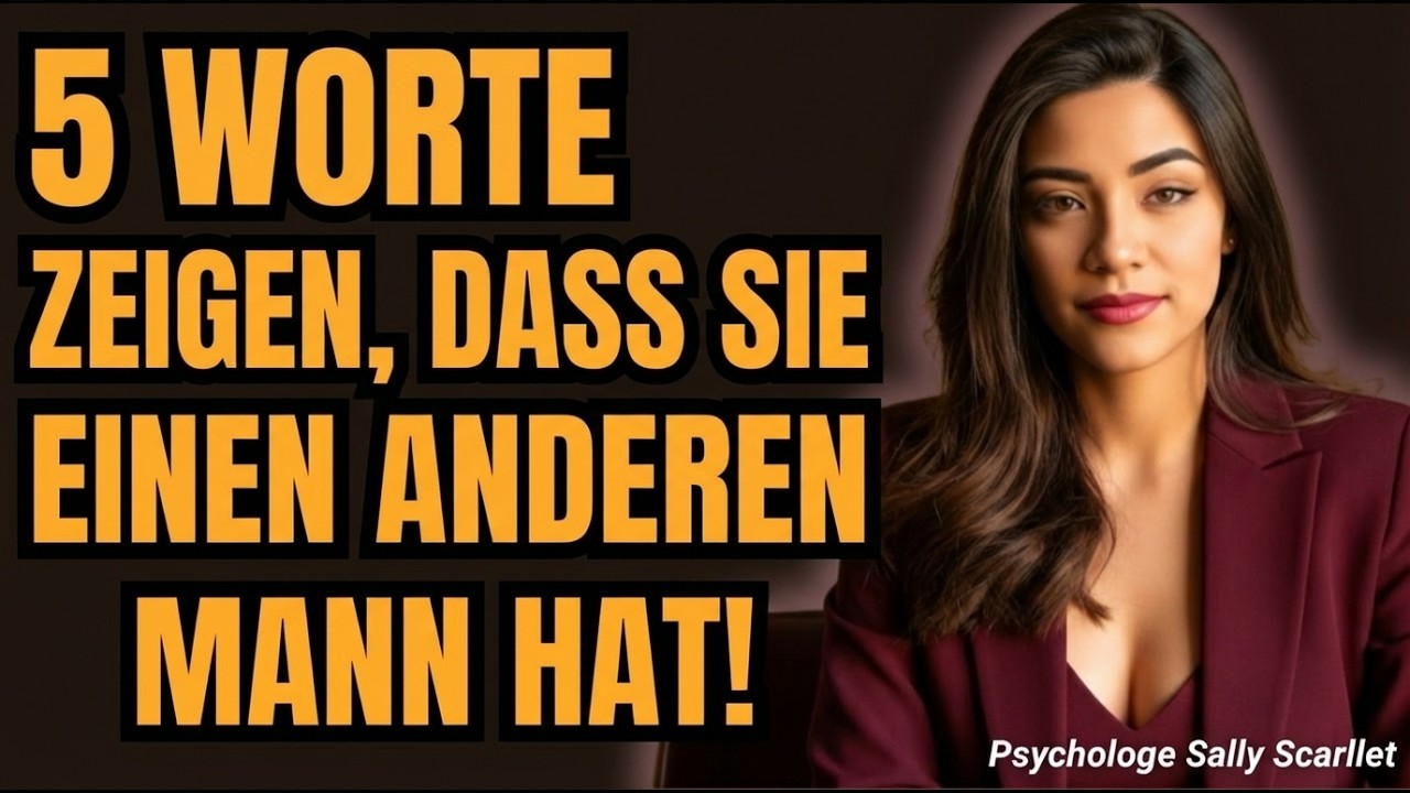 5 WORTE, die sie benutzt, wenn sie GEHEIM mit einem anderen schläft | Weibliche Psychologie