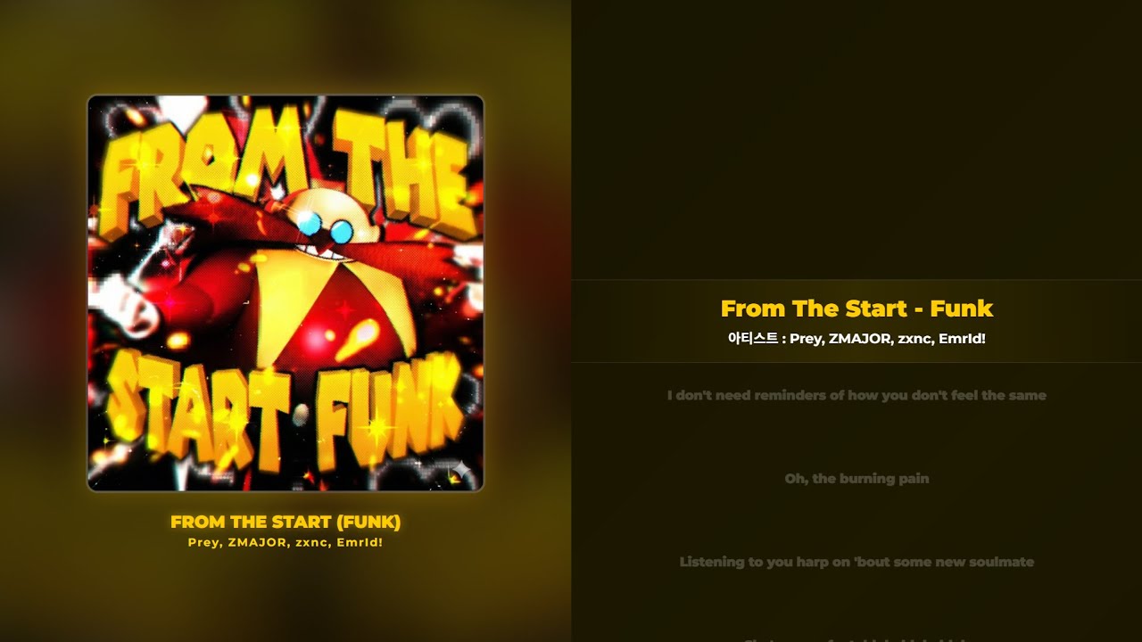 From The Start (Funk) | Lyrics Video