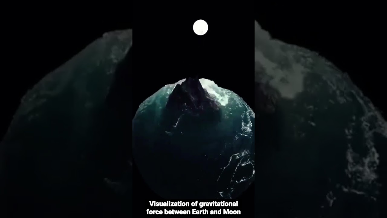 Gravitational Force Between Earth And Moon