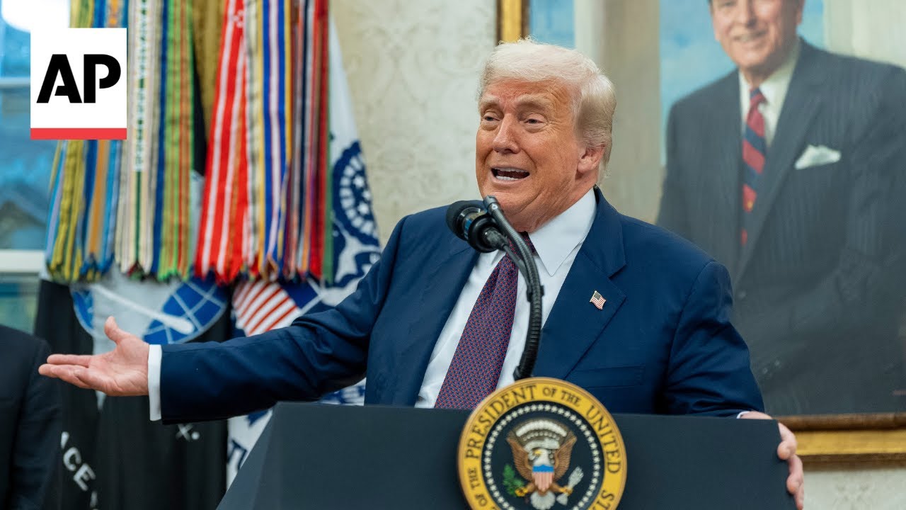 Trump says he will put a 100% tariff on computer chips