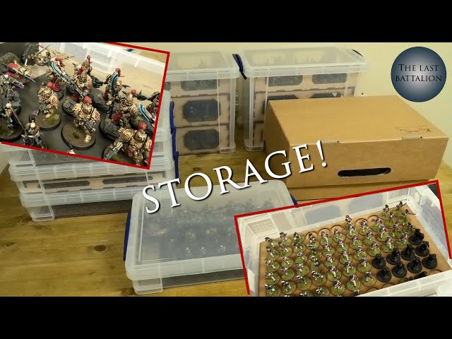 How I Hobby - Storage Solutions for Your Miniatures 