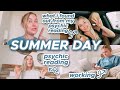 summer day in my life | going to a psychic, filming videos, healthy lunch