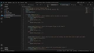 Sushrut's Football Quiz :) Using Python || Python (Visual Studio Code)