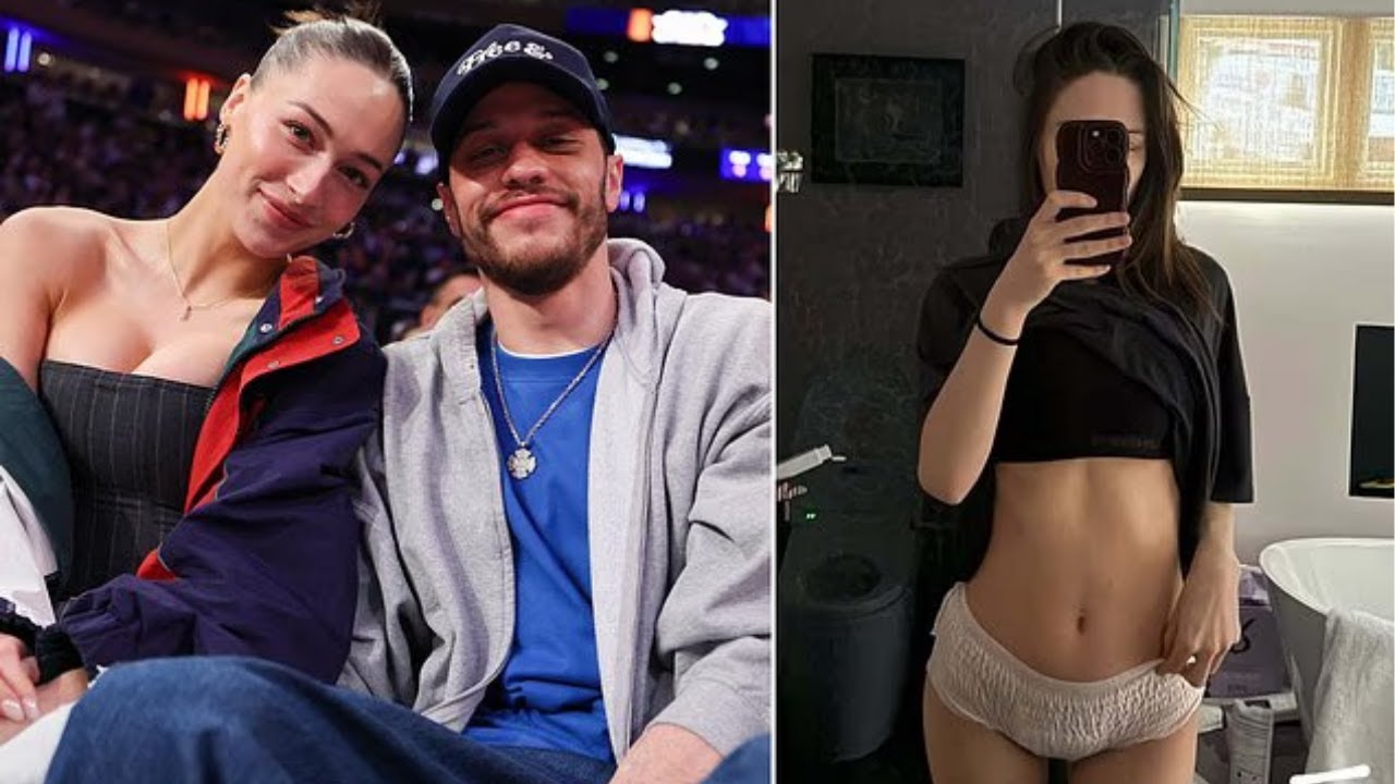 Pete Davidson girlfriend Elsie Hewitt diaper Christmas baby