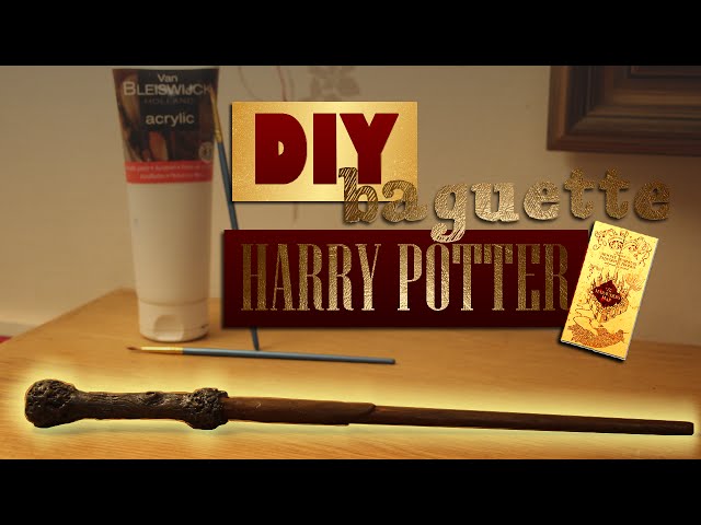 Comment fabriquer des baguettes magiques Harry Potter ? - Marie Claire