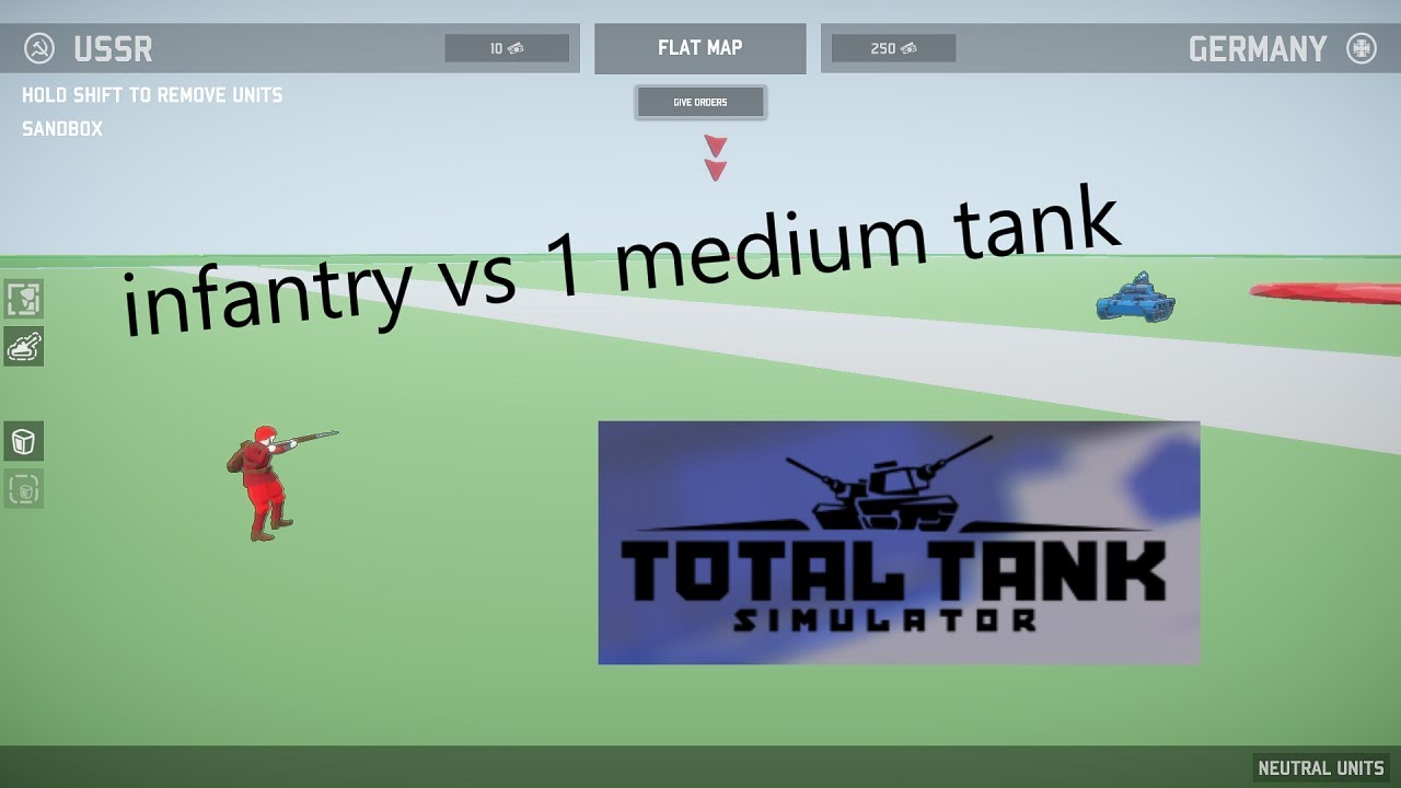 infantry vs 1 medium tank Total Tank Simulator