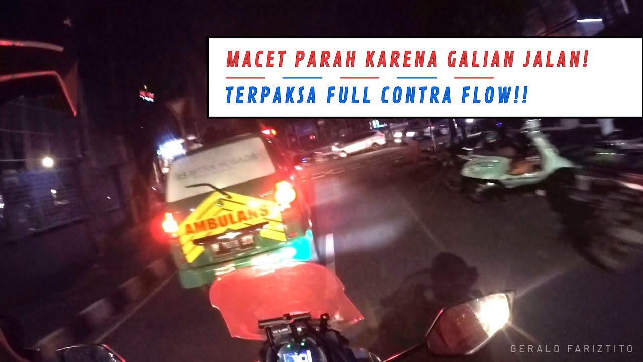 MACET GALIAN JALAN, TERPAKSA CONTRA FLOW‼️Menuju RS. An-Nisa, Kota Tangerang#relawanambulance 