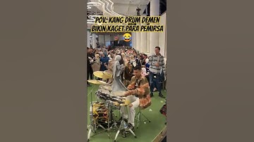Thumbnail of Kang Drum saingannya Kang Drum Thailand 😂🥁 #drummer #timurtengah #darbuka #music #drums #ngakak #yt