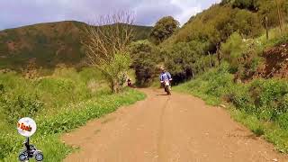 Mark Ian and Simon Day 1 part 1 at Dirt Bike Holidays trail riding holidays in Spain