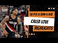 Caleb Love 18 PTS 4 3PM vs Rockets | Portland Trail Blazers Highlights (01/09/26)