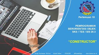 CONSTRUCTOR di dalam JAVA Netbeans || Kuliah Bukan Negeri di Semarang