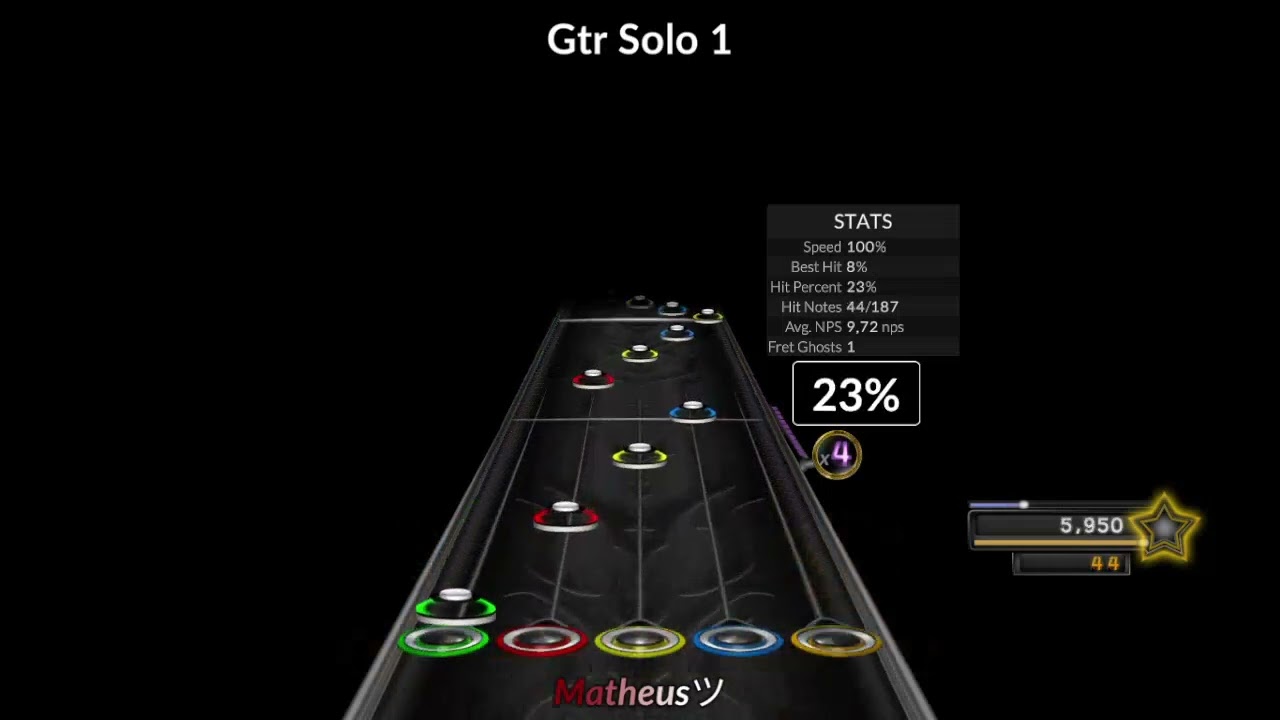 Clone Hero // The Battle of Lil' Slugger (Remix) (GTR Solo 1 & 1A) 100% FC Expert (Keyboard)