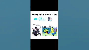 Every Time A Man Tries To Play Blue Archive Bluearchiveglobal Bluearchiveshorts Shorts 